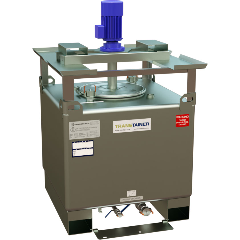 Electric IBC tote agitators & mixing equipment