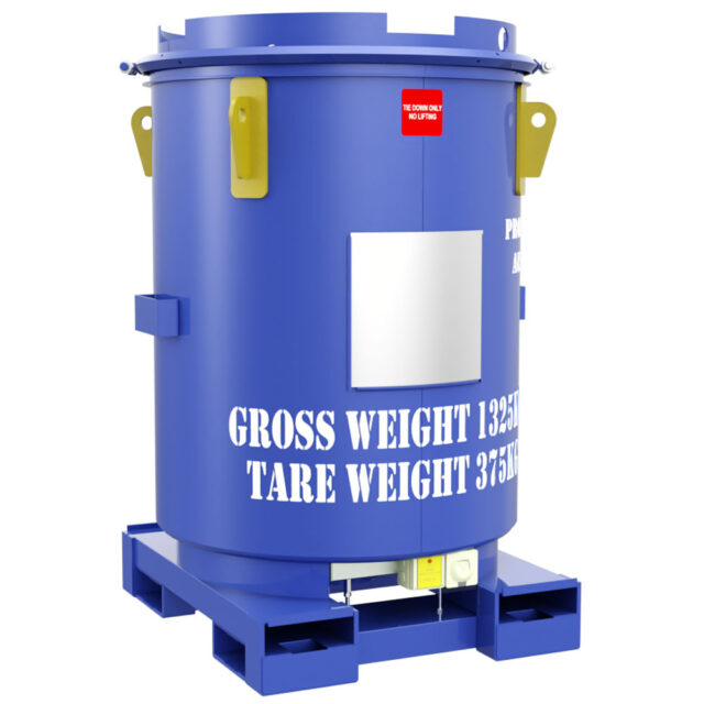 GREASE CONTAINER PRESSURISED FOLLOWER SERIES - Transtainer